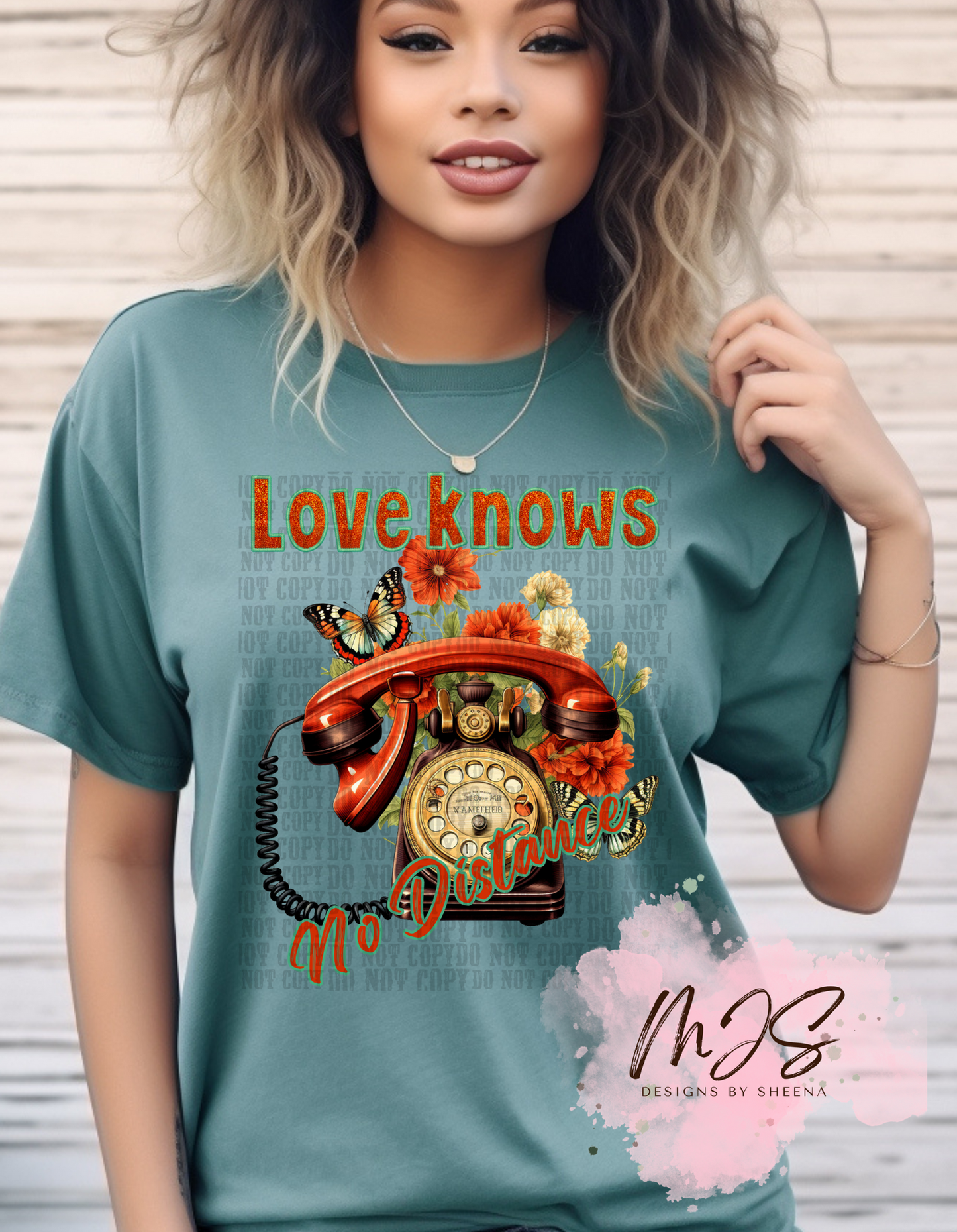 Love knows no distance png